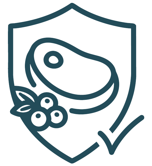 Čerstvé maso a lesní plody